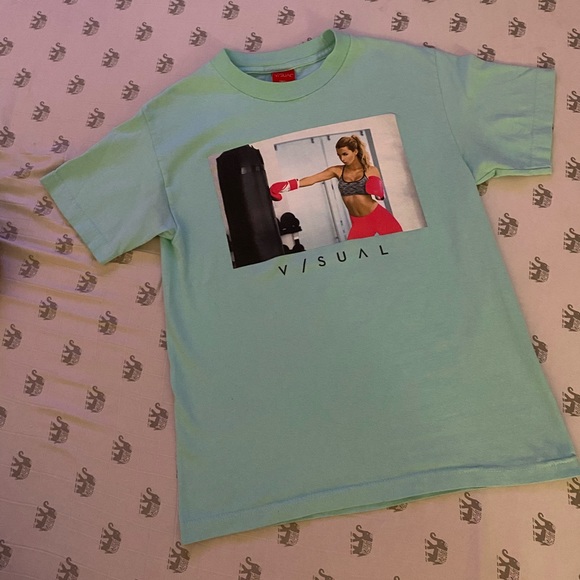 Visual Mint Green Tee - Picture 3 of 6